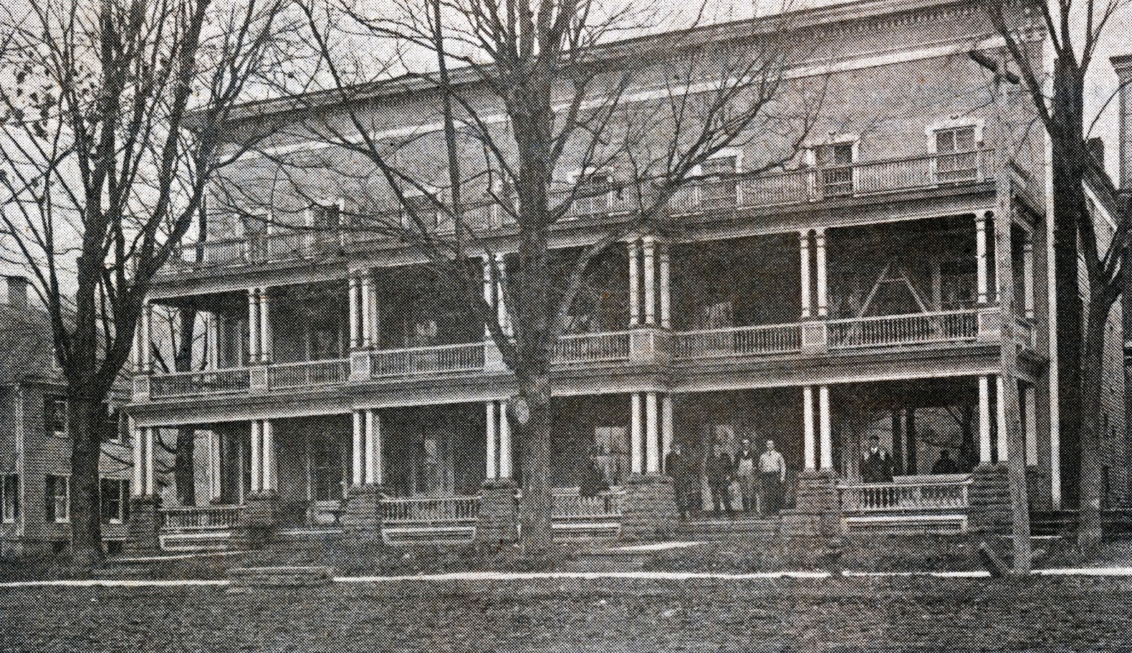 Local History Notes 2016 06 05 Old Park Hotel That Once Faced The Village Green In Bainbridge It Was Torn Down About 1935 When Demerees Located There