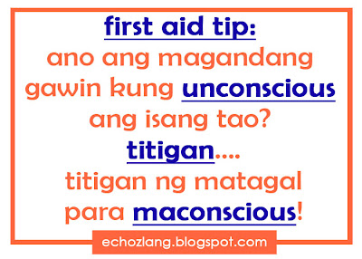 First Aid Tip: Ano ang magandang gawin kung unconcious ang isang tao?