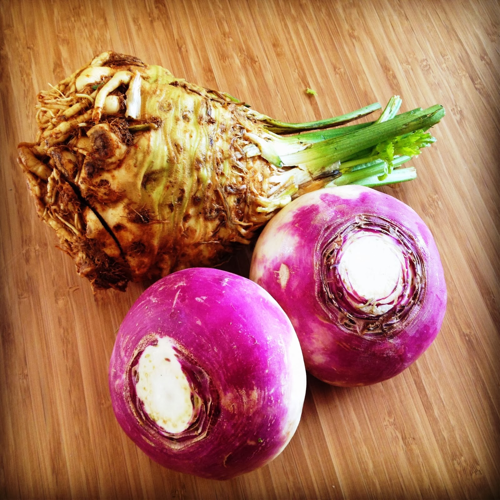 Mashed Turnips with Celery Root