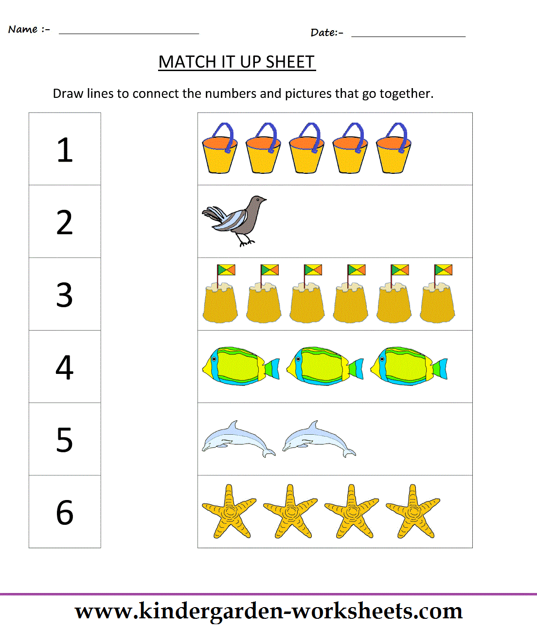 kindergarten worksheets maths worksheets matching worksheets