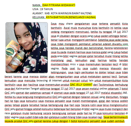 Obat Penghancur Kista Tradisional Paling Ampuh ~ TESTIMONI QNC JELLY GAMAT Obat Penghancur Kista Tradisional Paling Ampuh ~ TESTIMONI QNC JELLY GAMAT