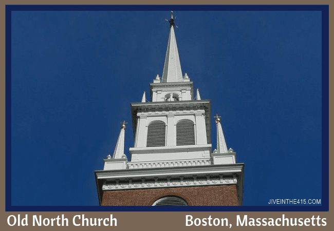 Boston's Old North Church steeple