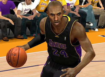 NBA 2K13 Lakers 'Hollywood Nights' Black Jersey Mod
