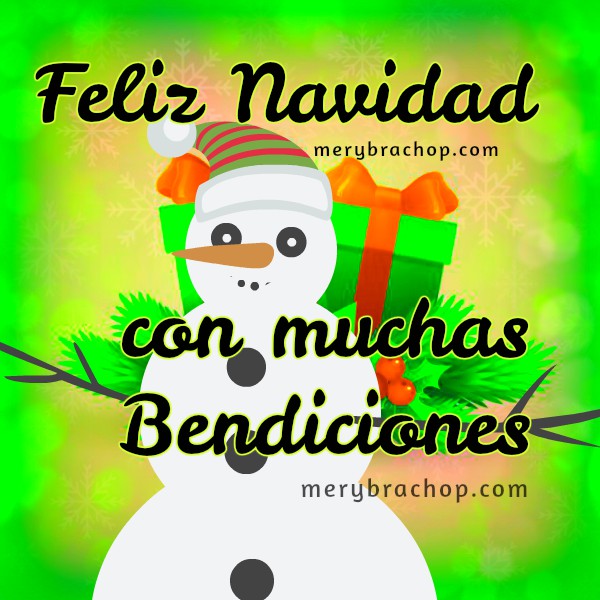 tarjeta con muñeco de nieve saludos de feliz navidad