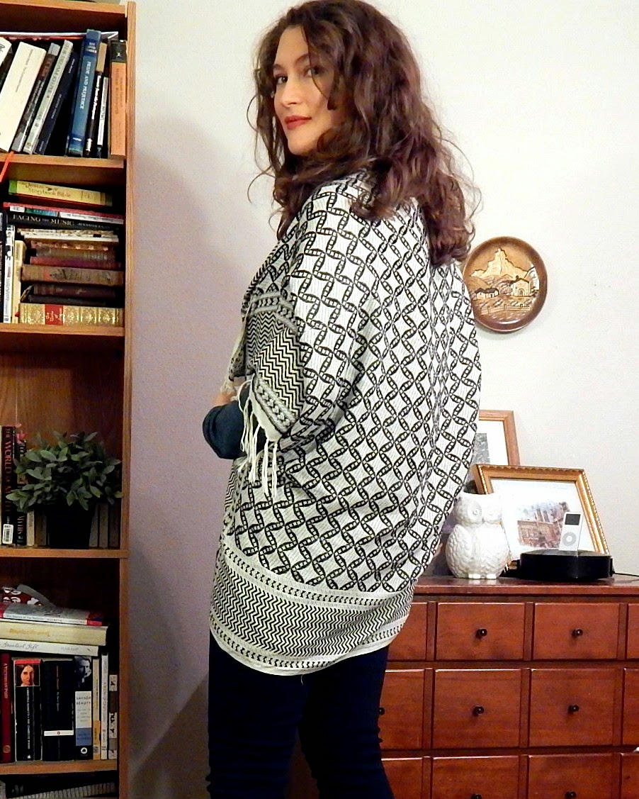 NoSew Scarf Cardigan