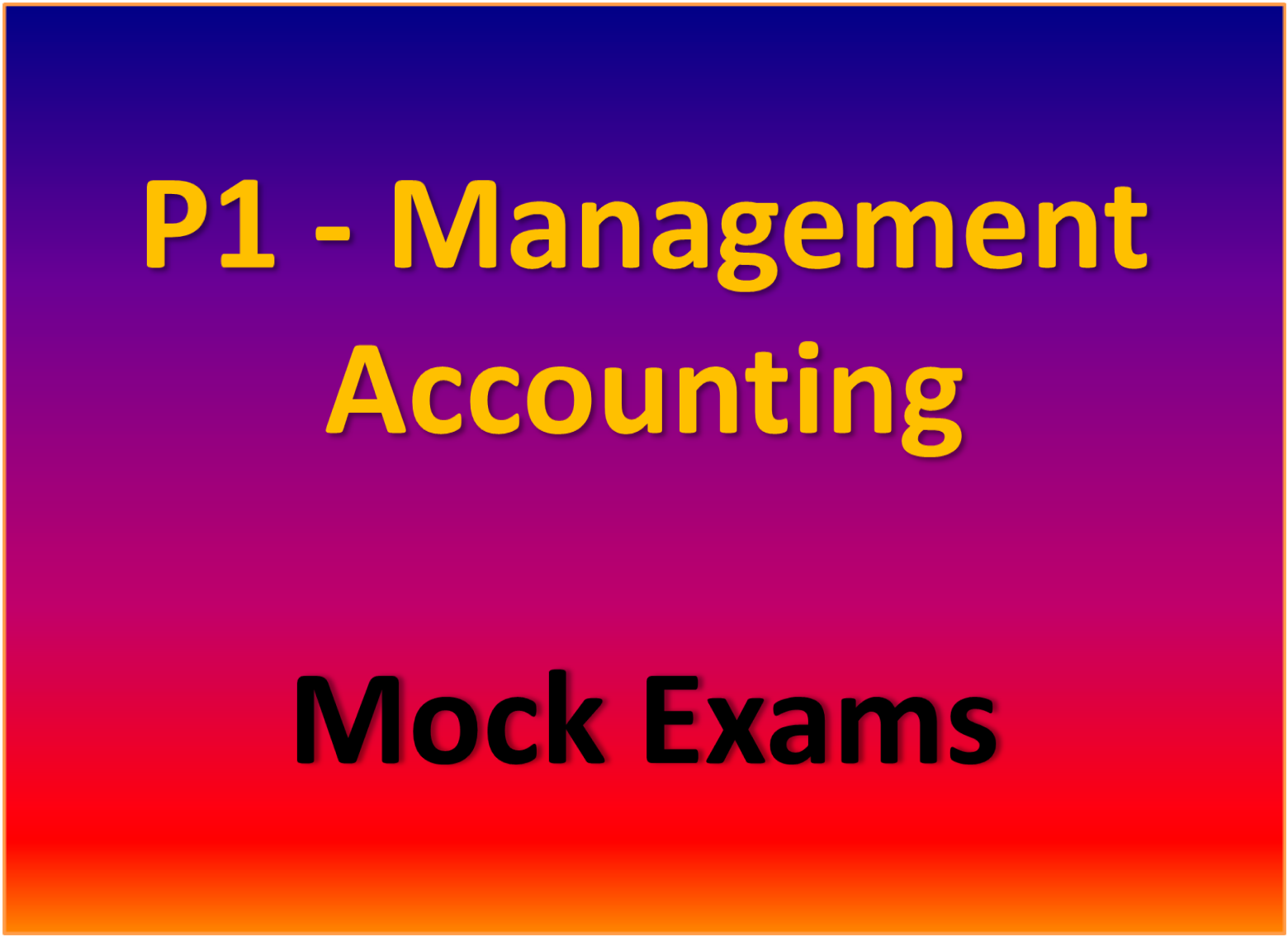 Cima f1 past papers image