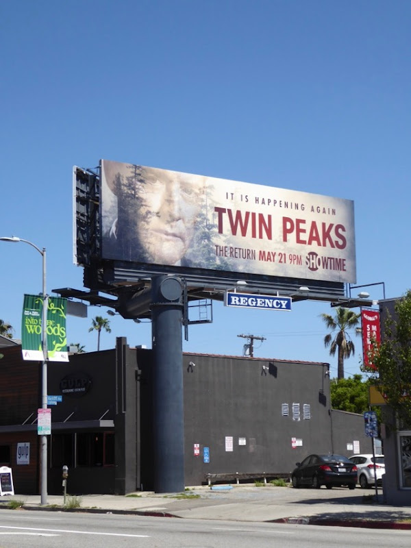 Twin Peaks: The Return billboard Pico Boulevard Twin Peaks Return 2017 billboard