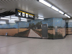 Stacey Spiegel's Immersion Land at Sheppard-Yonge subway.