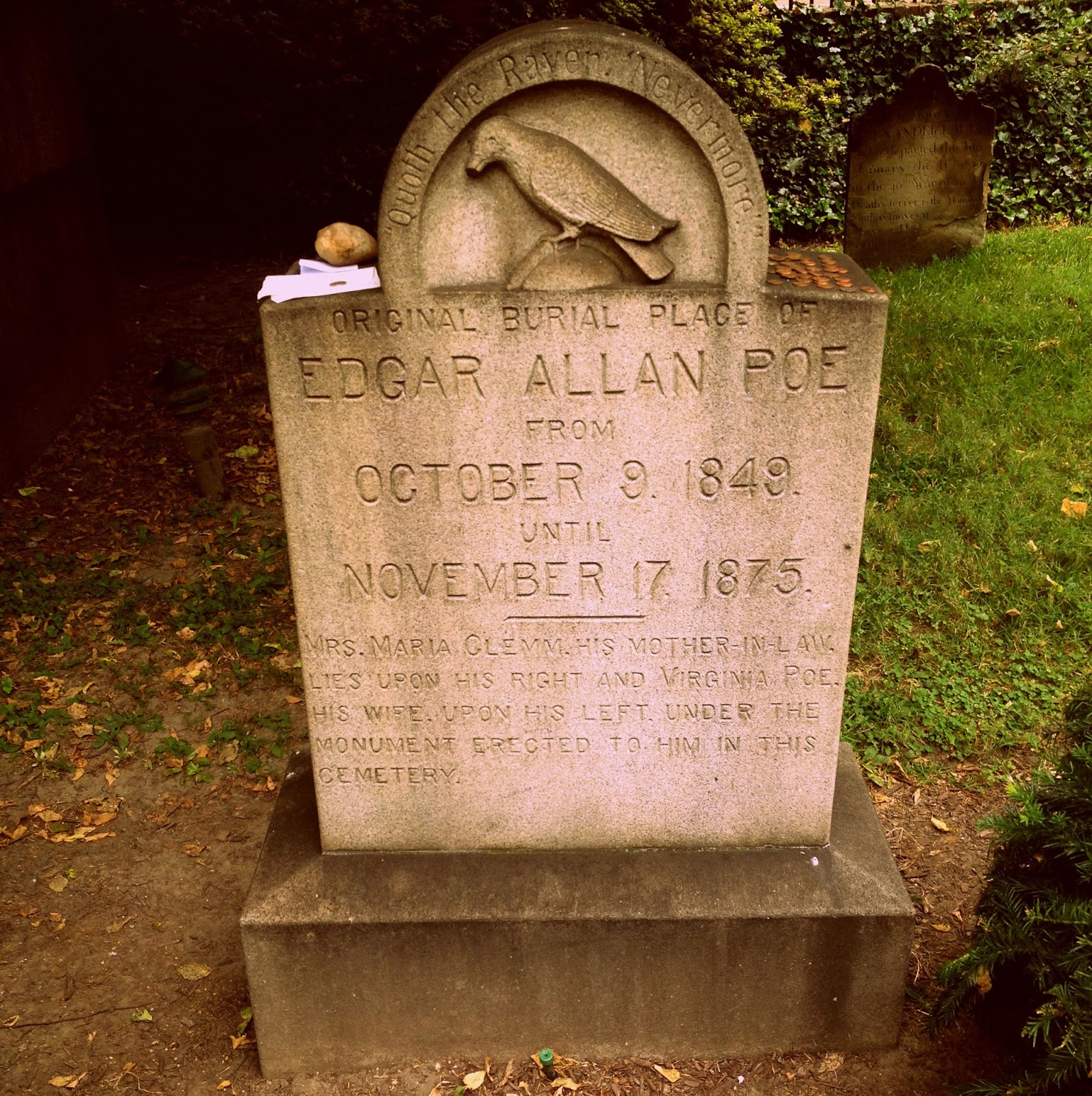 So I think I'm a photographer now... Edgar Allan Poe's Grave and Other