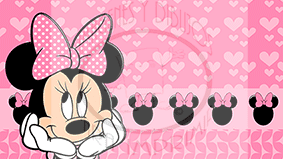Decoración de fiestas infantiles con minnie mouse para imprimir
