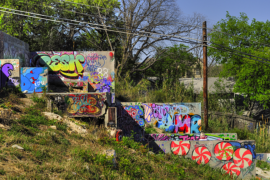 Woodland Shoppers Paradise Baylor Street Art Wall (Austin, TX)