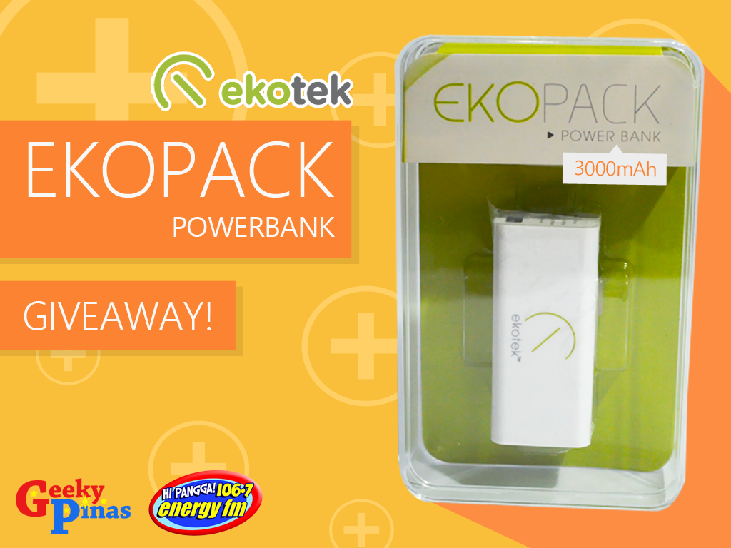 Ekopack 3000mAh Power Bank Giveaway: a Lightweight Steady Companion!