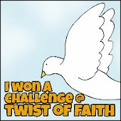 Twist of faith winner's badge