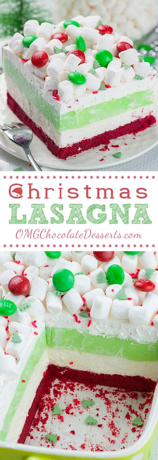 Christmas Lasagna Perfect for Christmas Dessert