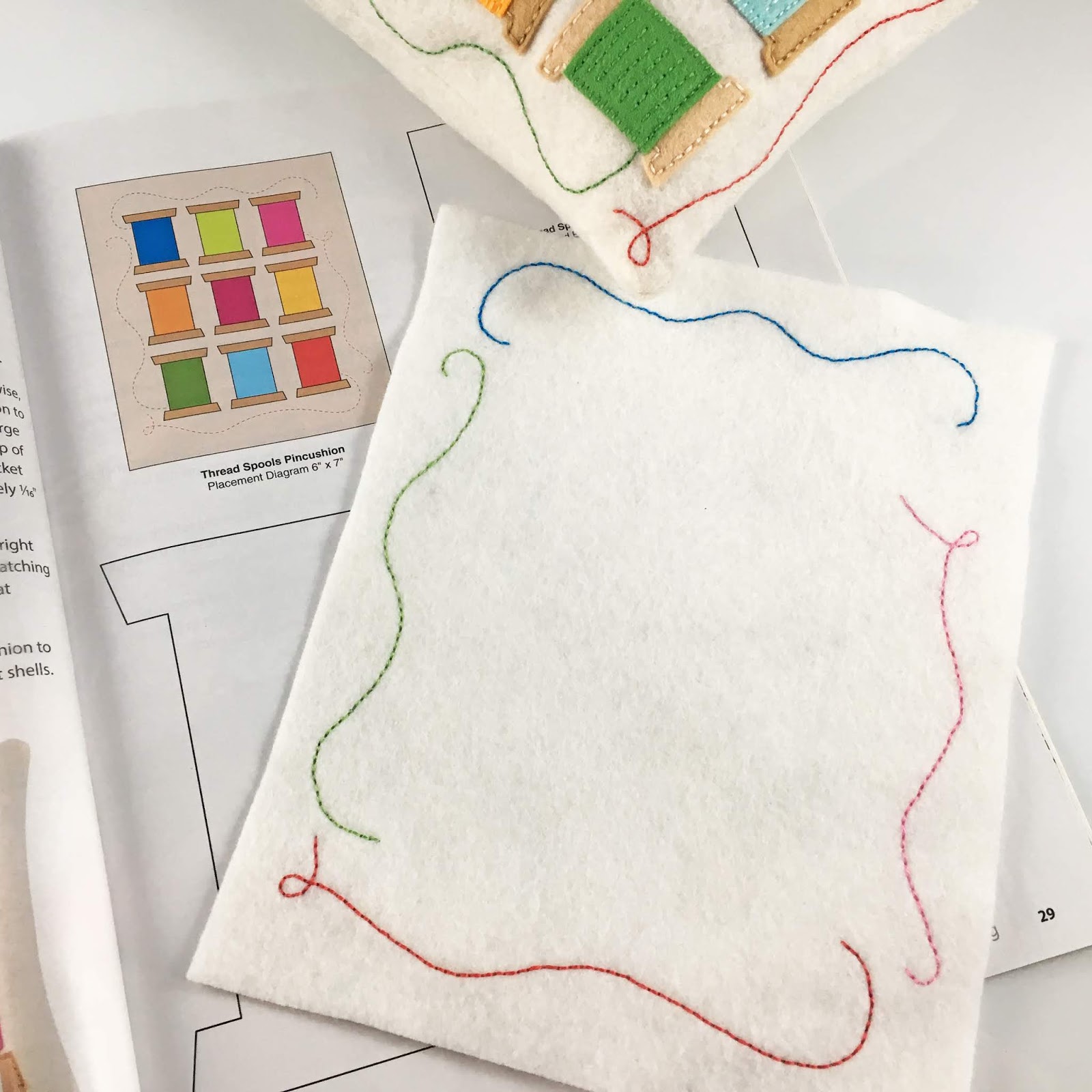 Tutorial Embroidering with Tissue Paper Templates