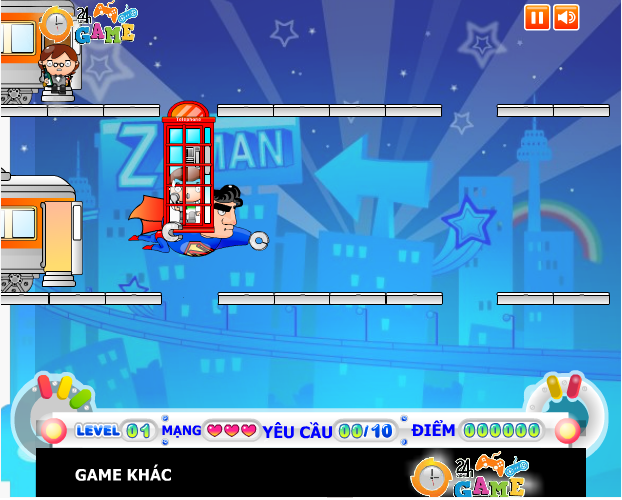 Game Siêu nhân cứu nạn 1