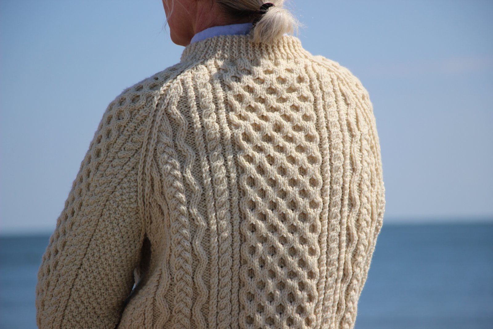Salt Water New England: The Clan Aran Sweater