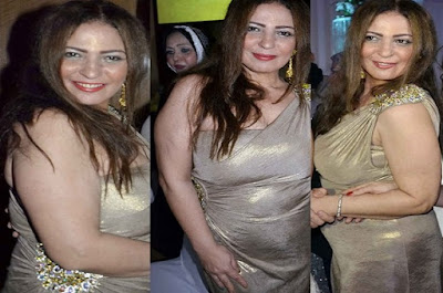 كلاكيت ثاني مرة.. صور نهلة سلامة تحدث جدلاً بفستانها الكاشف لعيوب جسمها