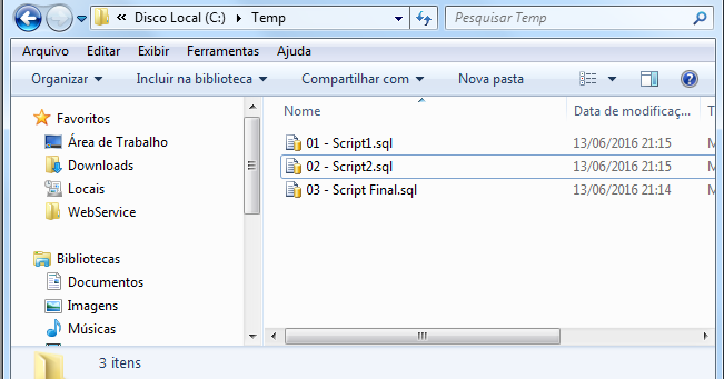 SCRIPTS EM SQL: Executar em batch todos os scripts de uma pasta SQLCMD ...