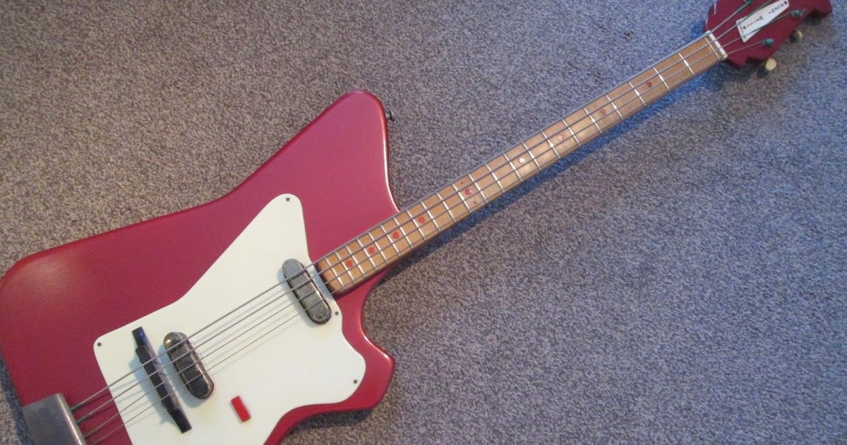 Guitar Blog: Burns Weill RP2G Super Streamline bass guitar from 1959