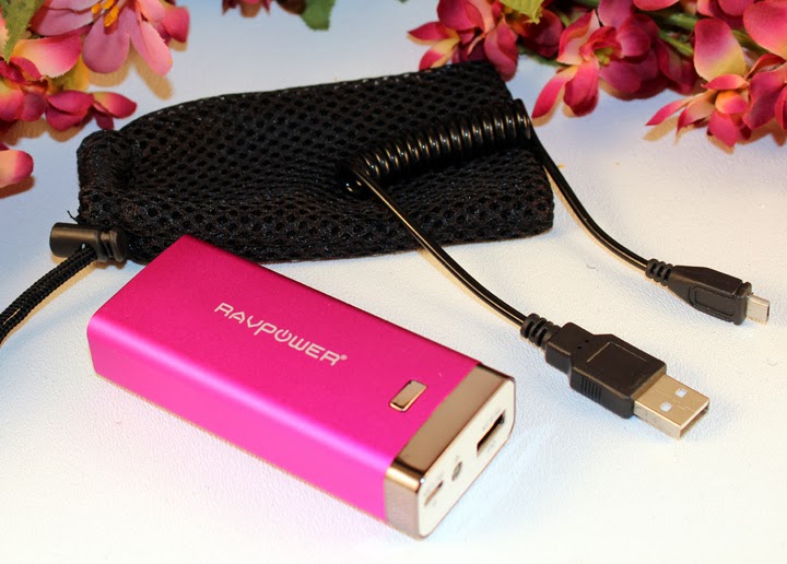 RAVPower Luster Series 6000mAh Power Bank Mobile Cell Phone / Tablet Charger