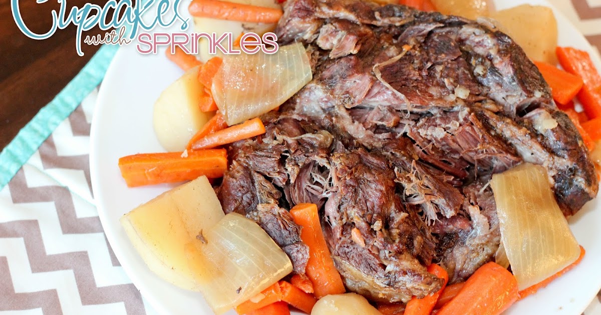 Cupcakes with Sprinkles Pot Roast{Crockpot}