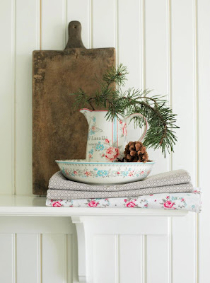 Розовое, мятное и совсем немного бирюзы....на Рождество