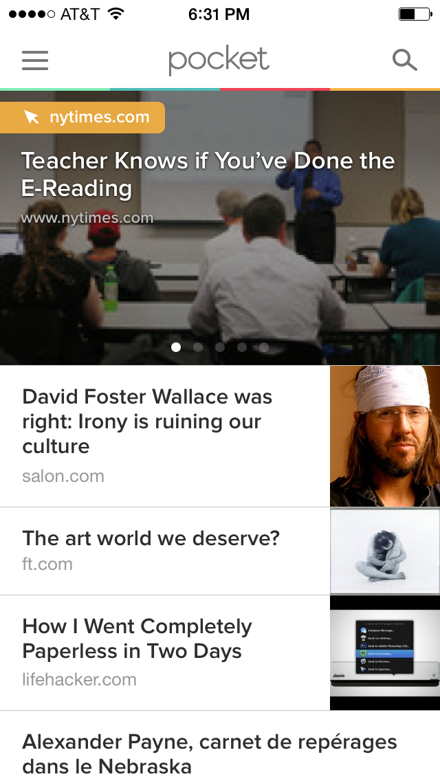 Spring 2014 Mobile Interaction Design class UT iSchool Design