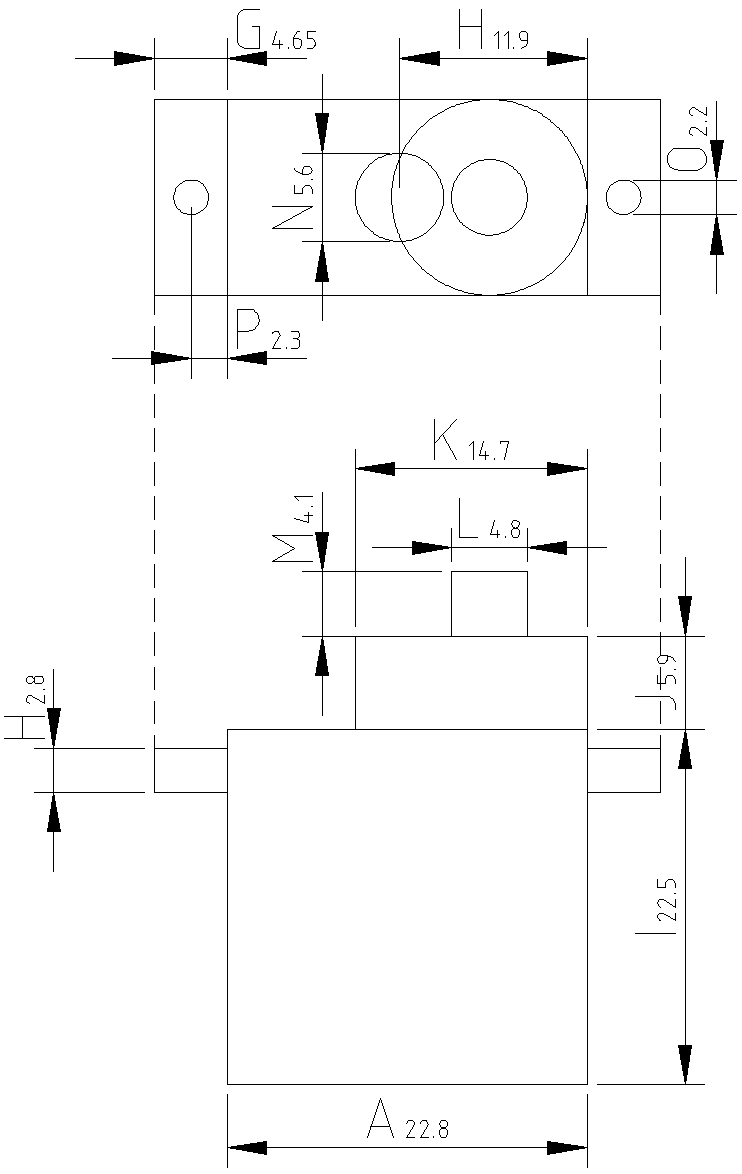 log of a nerd TowerPro MG90S servo sizes