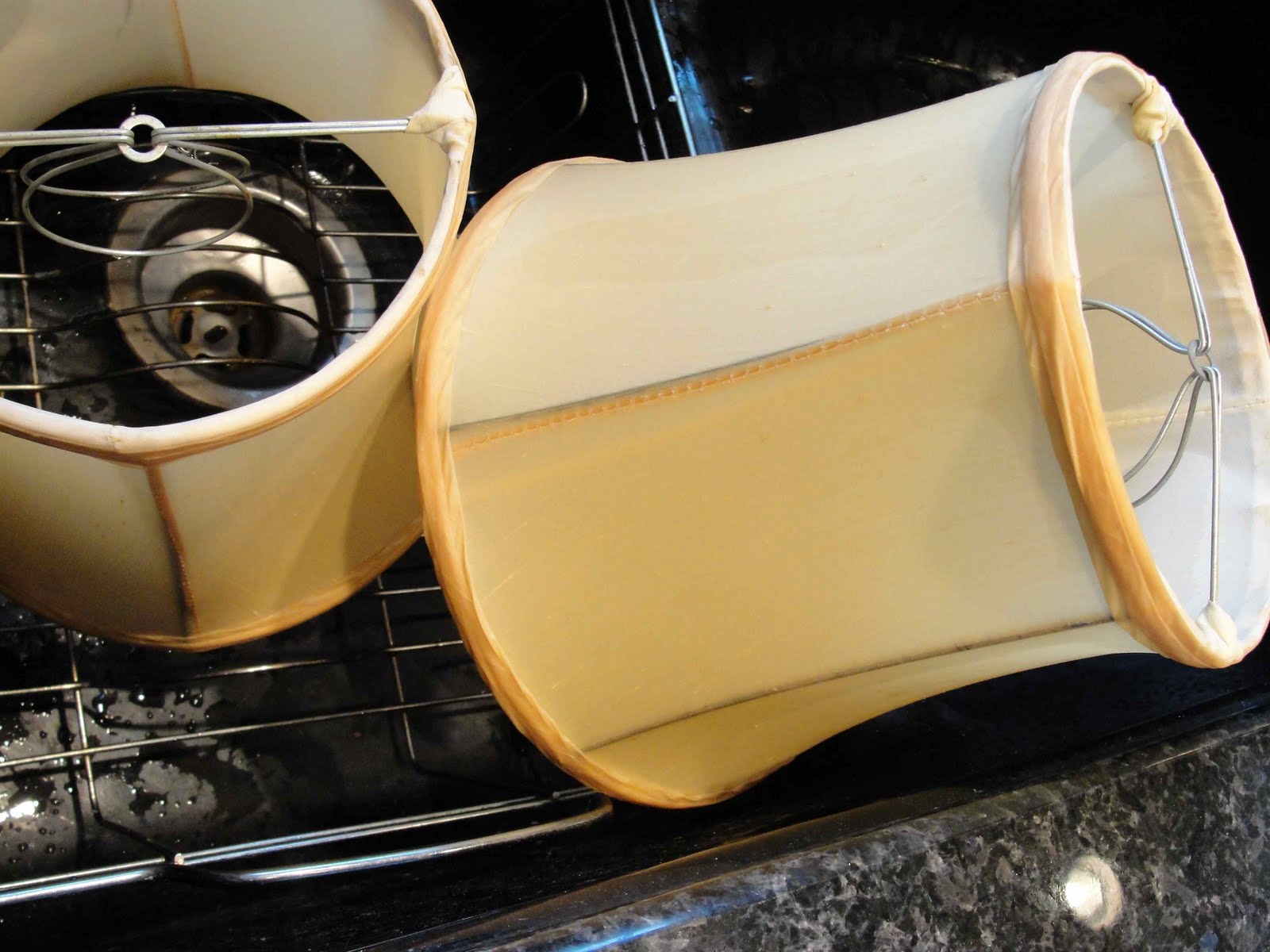 one half world How to dye a lampshade