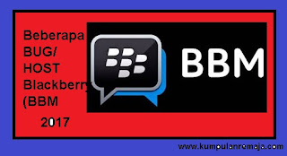 20 Bug / Host domain Blackberry (BBM) 2017