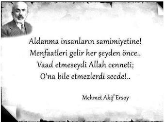 Mehmet Akif Ersoy'dan