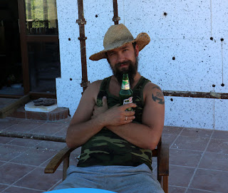 Cuddling a beer Cuddling a beer
