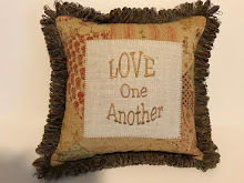 Love One Another - gold/red/sage (16" and 14")