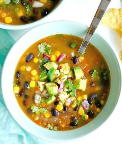 Spicy Vegan Black Bean Soup Spicy Vegan Black Bean Soup
