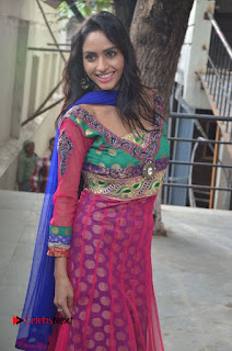 Actress Pooja Sri Pictures in Salwar Kameez at Cottage Craft Mela  0016
