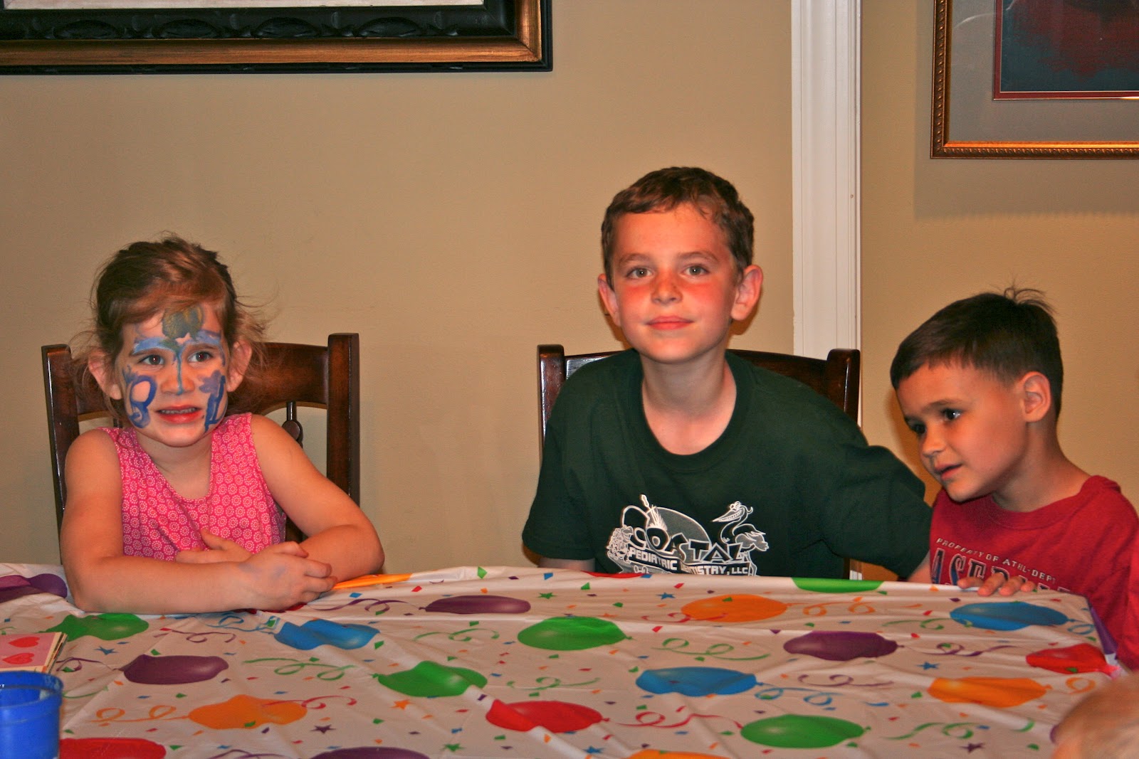 Art by Michael Dennison BIRTHDAY PARTY FACE PAINTING