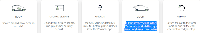 how to book a car on zoomcar