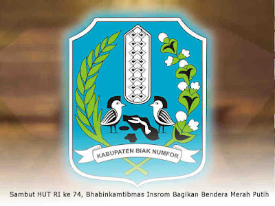 Sambut HUT RI ke 74, Bhabinkamtibmas Insrom Bagikan Bendera Merah Putih Sambut HUT RI ke 74, Bhabinkamtibmas Insrom Bagikan Bendera Merah Putih