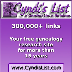 Cyndi's List (Click Logo  for Site)