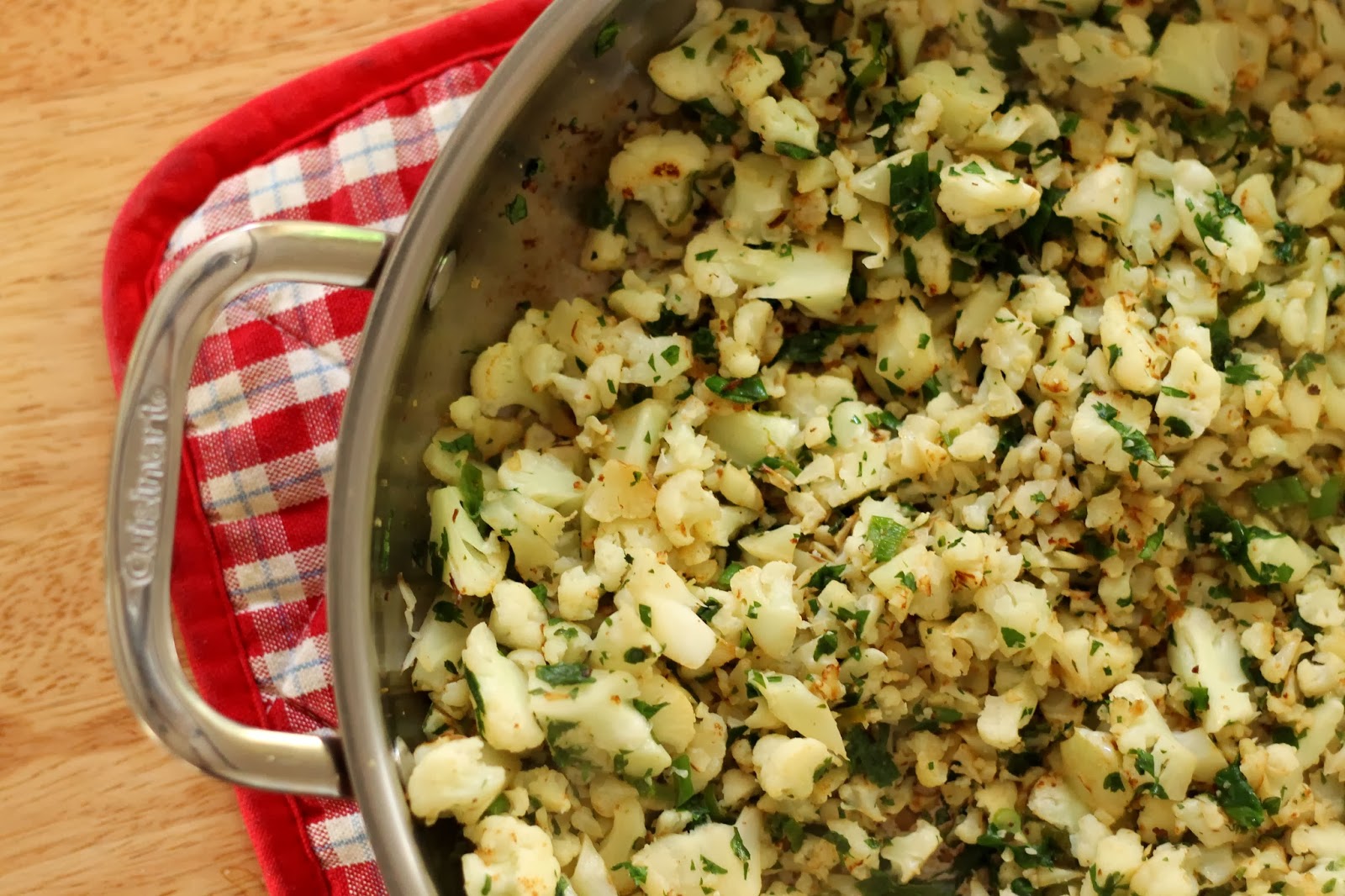 Miss Adventurenaut Paleo Cauliflower "Rice"