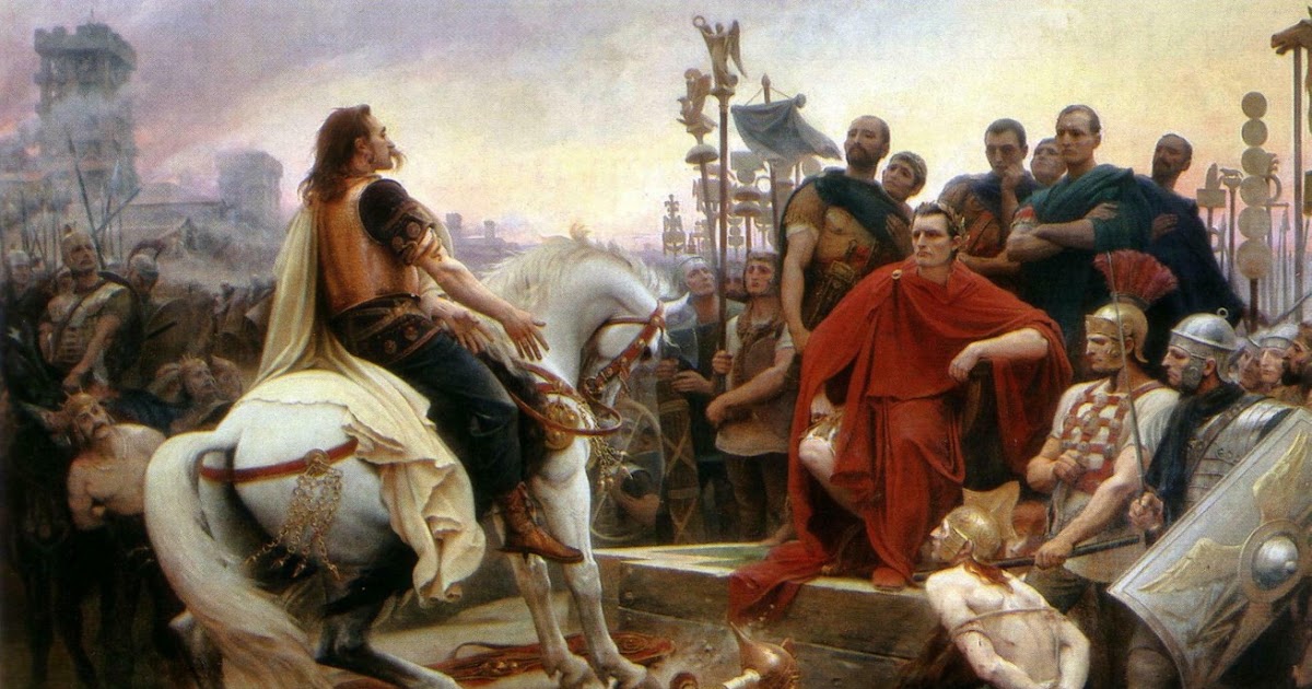 Où estu, COQUELIPOP ? Jules César et Vercingétorix