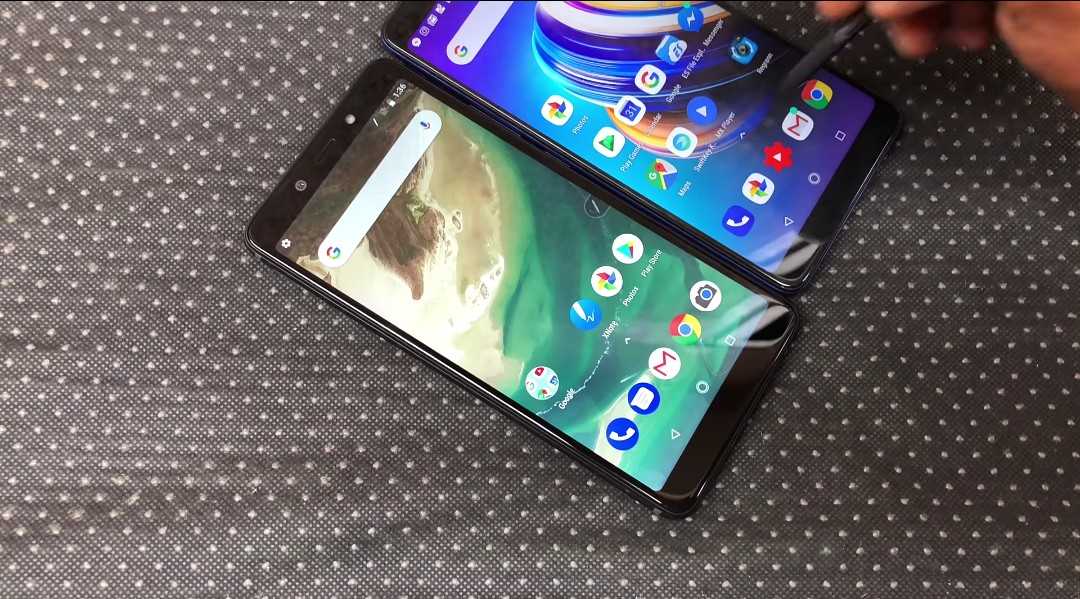 The Infinix Note 5 and The Note 5 Pro front views.