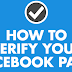 How to Verify My Facebook Fan Page | Update