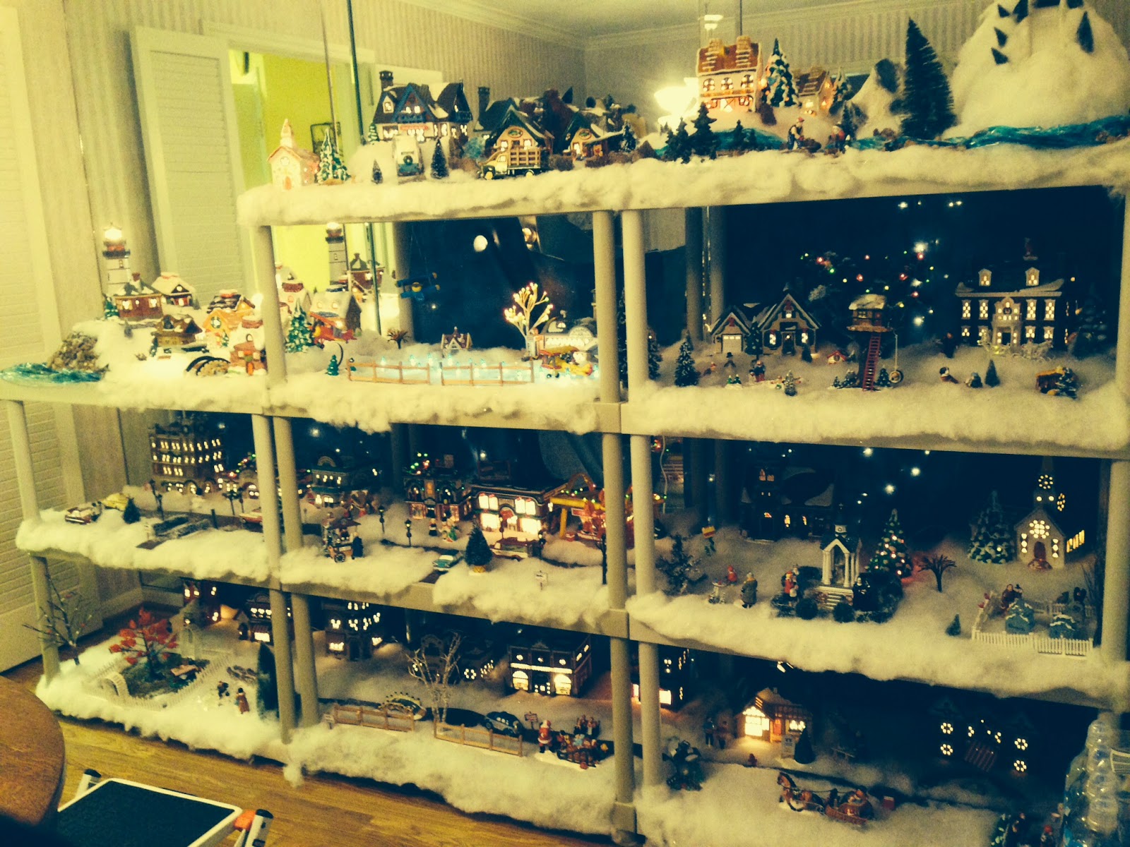 Snow Village Display ideas Structure