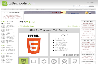 w3schools2 Top 10 Sites To Learn HTML and CSS Online For Free