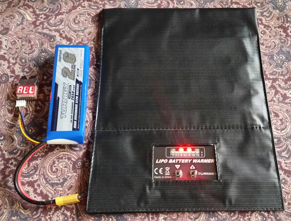 The High Pro Glow Winter Flights Need Warm LiPo Batteries