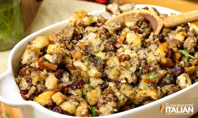 What is a good sausage meat stuffing recipe?
