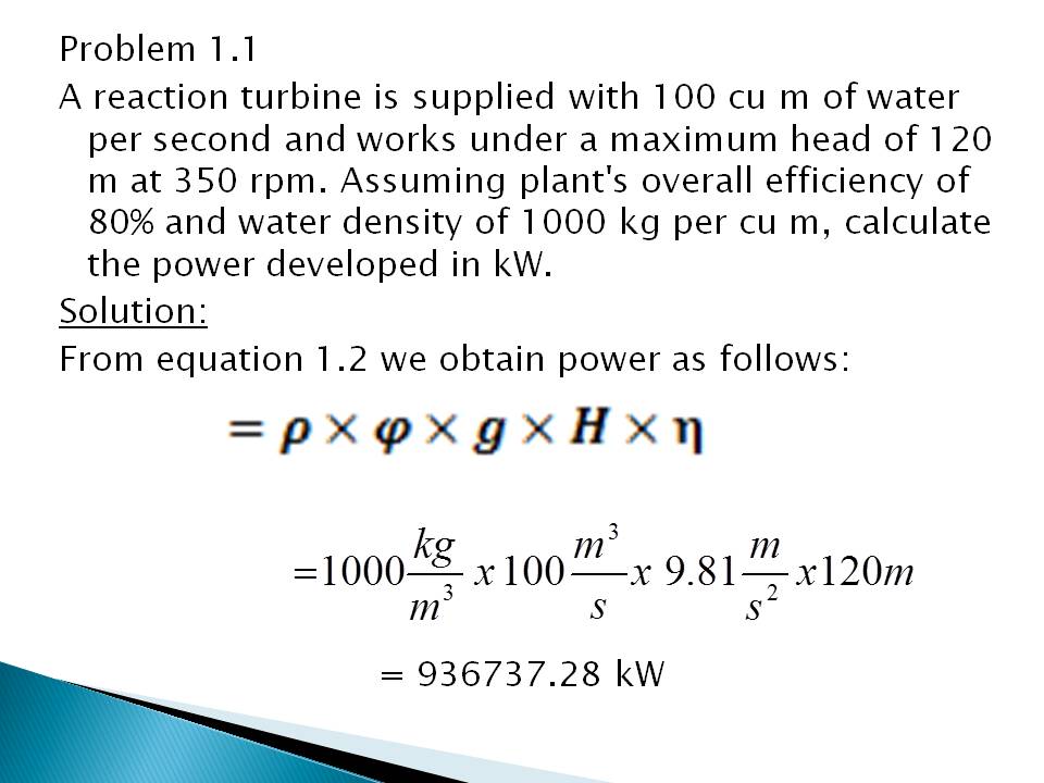 ELECTRICAL POWER PLANTHYDROPOWER, Lecture notes Energy FAQs And