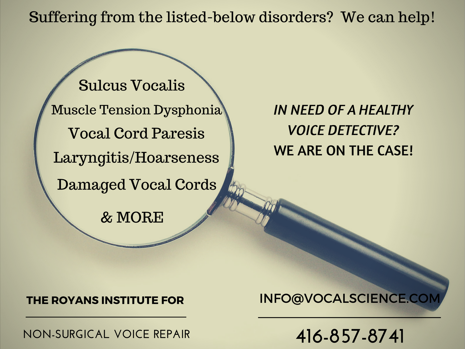 An Alternative Method of Speech Therapy may be the answer for the